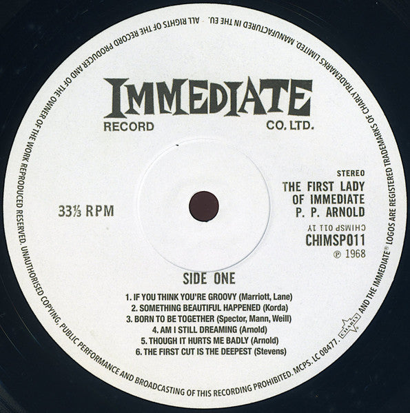 P.P. Arnold - The First Lady Of Immediate (VINYL) | Mint (M) Mint (M)