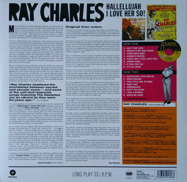 Ray Charles - Hallelujah I Love Her So! (VINYL) | Mint (M) Mint (M)