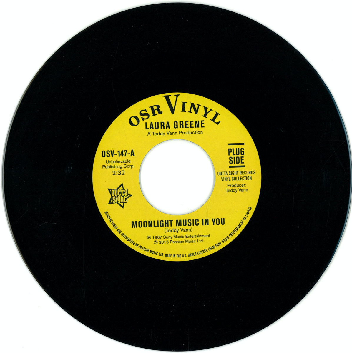 Laura Greene / Peggy March - Moonlight Music And You / If You Loved Me (VINYL 7") | Mint (M) Mint (M)