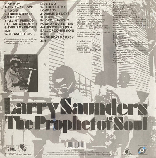Larry Saunders - Stranger (COLOR VINYL RSD) |