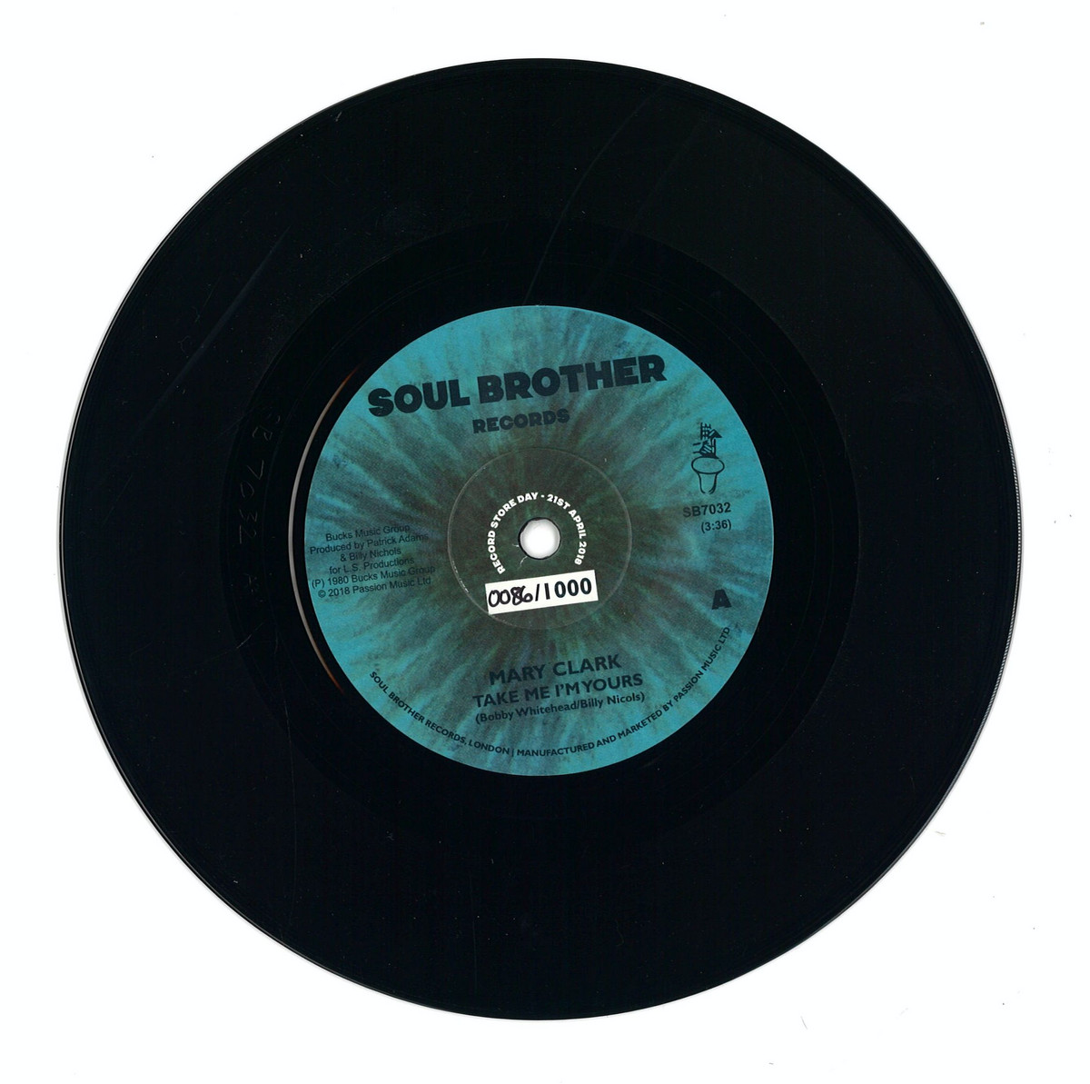 Mary Clark - Take Me I'm Yours / You Got Your Hold On Me (VINYL 7") | Mint (M) Mint (M)
