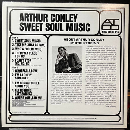 Arthur Conley - Sweet Soul Music (VINYL) |