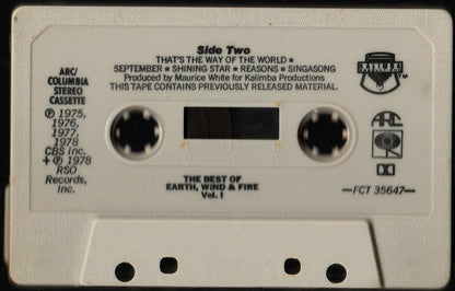Earth, Wind & Fire - The Best Of Earth Wind & Fire Vol. I (CASSETTE) | Excellent+ (EX+) Excellent (EX)