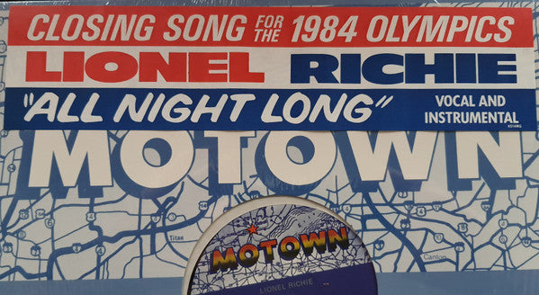 Lionel Richie - All Night Long (All Night) (12" VINYL) | Excellent+ (EX+) Excellent+ (EX+)