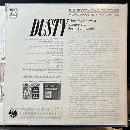Dusty Springfield - Dusty | Excellent+ (EX+) Excellent (EX)