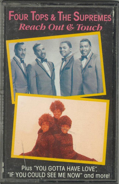 Four Tops - Reach Out And Touch (CASSETTE) | Excellent+ (EX+) Very Good Plus Plus (VG++)