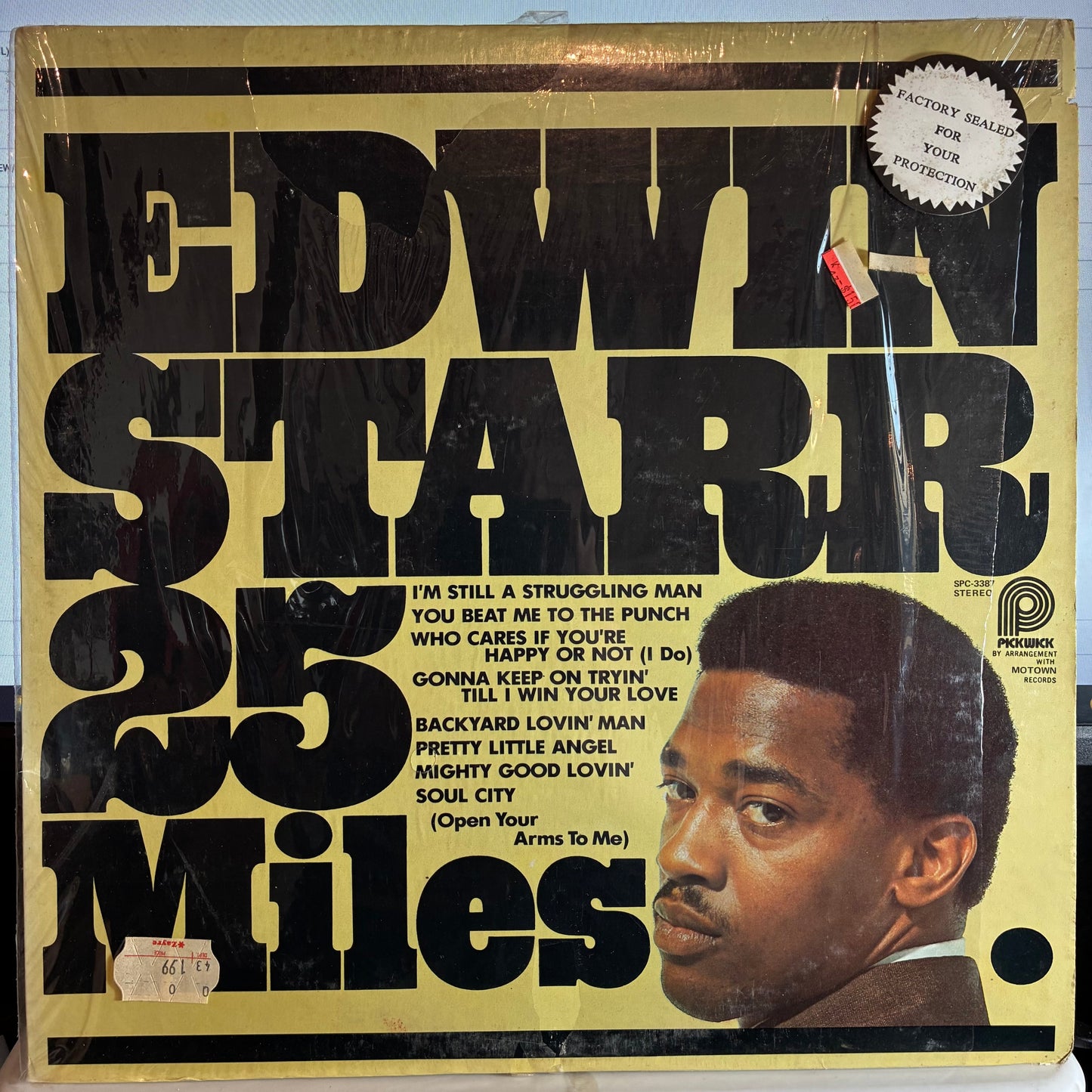 Edwin Starr - 25 Miles (VINYL) | Excellent (EX) Excellent (EX)