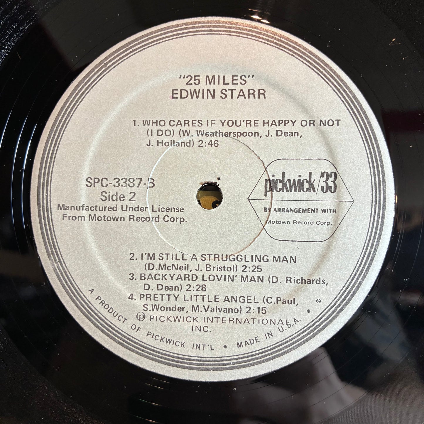 Edwin Starr - 25 Miles (VINYL) | Excellent (EX) Excellent (EX)