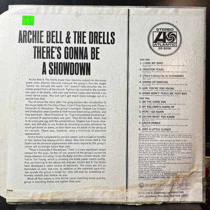 Archie Bell & The Drells - There's Gonna Be A Showdown (VINYL) | Excellent (EX) Good Plus (G+)
