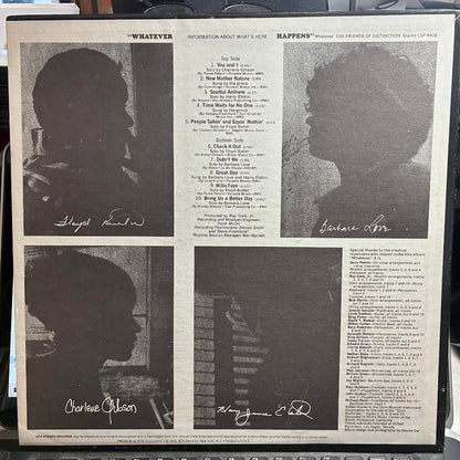 The Friends Of Distinction - Whatever (VINYL) | Near Mint (NM or M-) Excellent (EX)
