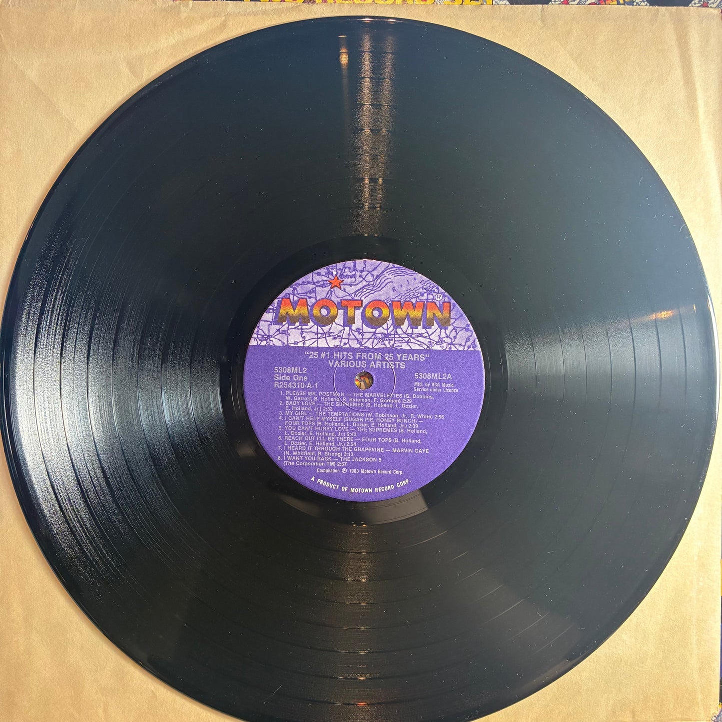 Various - 25 #1 Hits From 25 Years (2xVINYL) | Near Mint (NM or M-) Excellent+ (EX+)