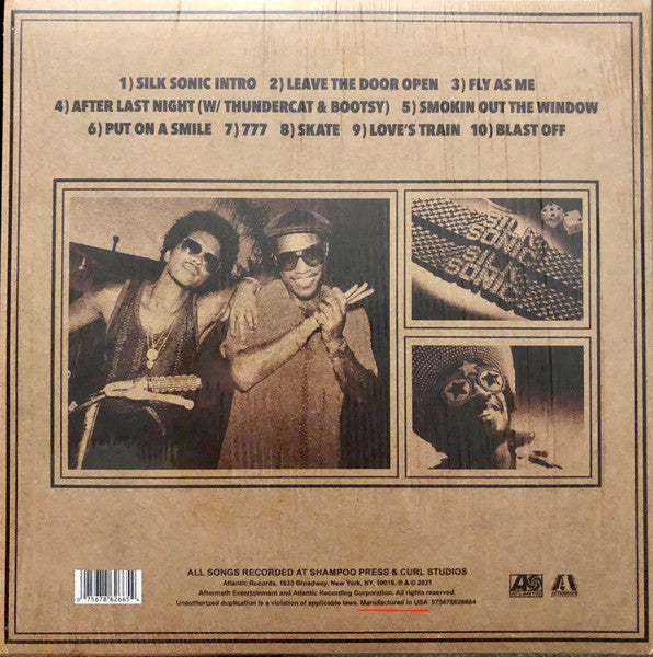 Silk Sonic - An Evening With Silk Sonic (VINYL) | Near Mint (NM) Near Mint (NM)