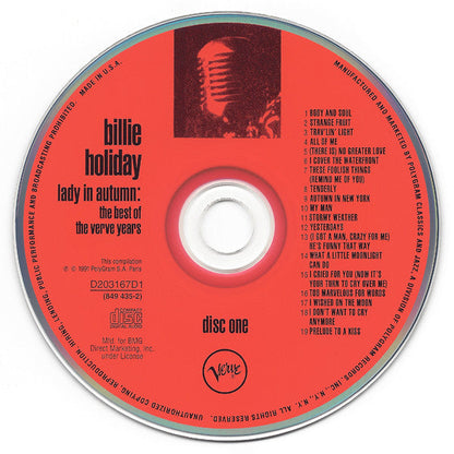 Billie Holiday - Lady In Autumn: The Best Of The Verve Years (2xCD) | Near Mint (NM or M-)