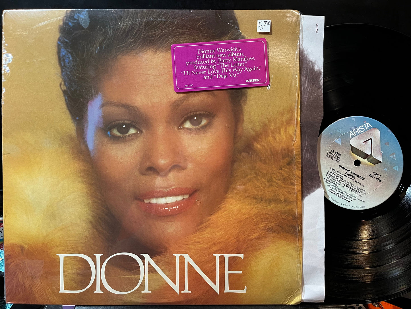 Dionne Warwick - Dionne (VINYL) | Near Mint (NM or M-) Near Mint (NM)