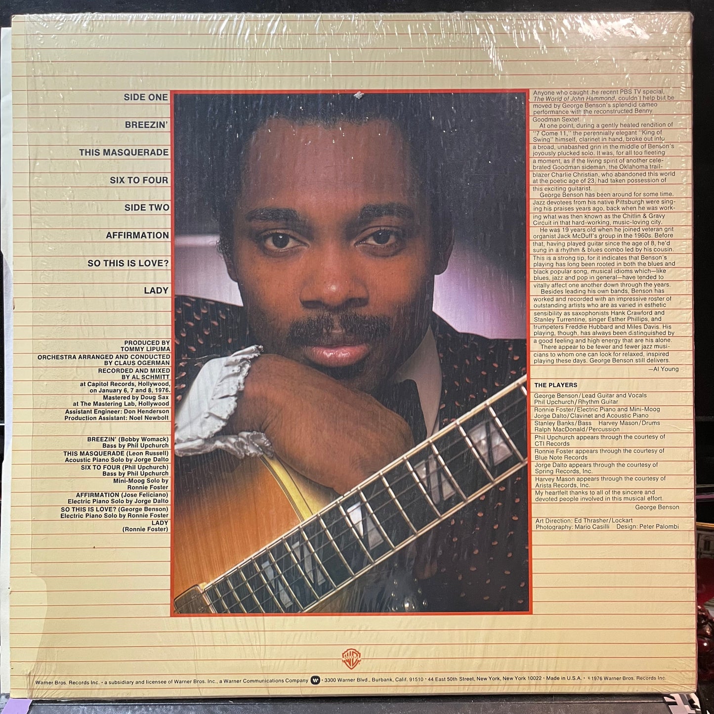 George Benson - Breezin' (VINYL) | Near Mint (NM or M-) Near Mint (NM)