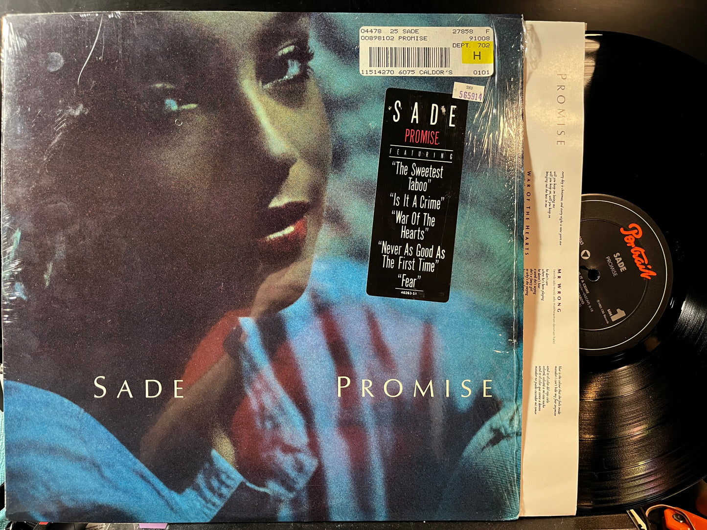 Sade - Promise (VINYL) | Near Mint (NM or M-) Near Mint (NM)
