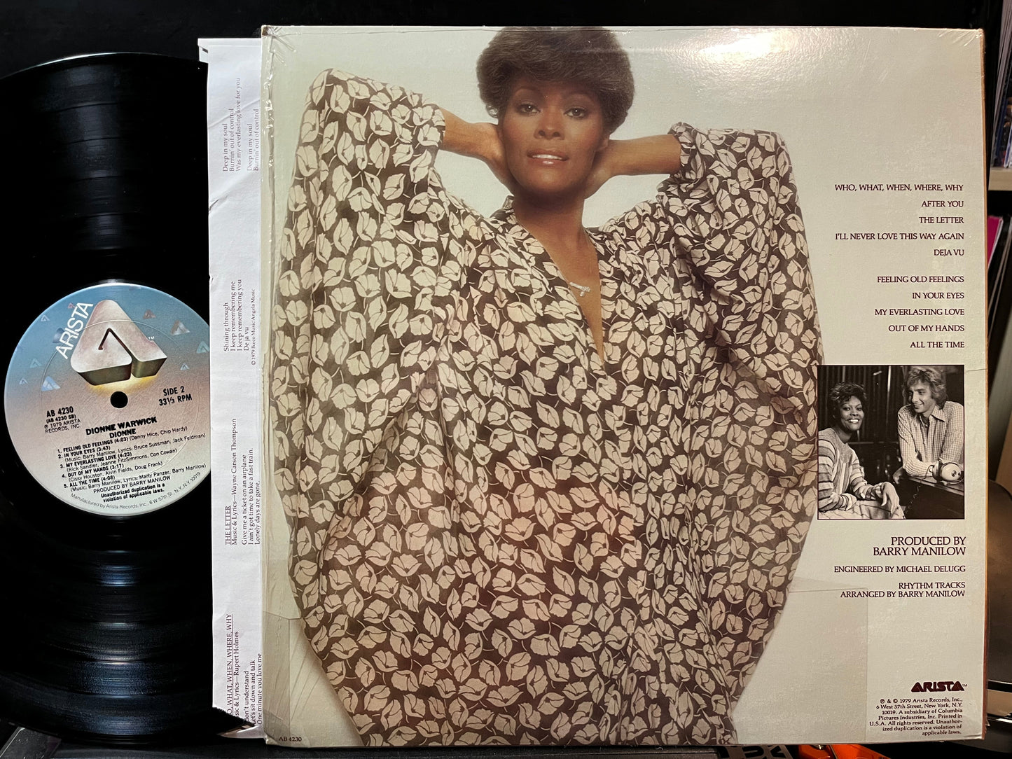 Dionne Warwick - Dionne (VINYL) | Near Mint (NM or M-) Near Mint (NM)