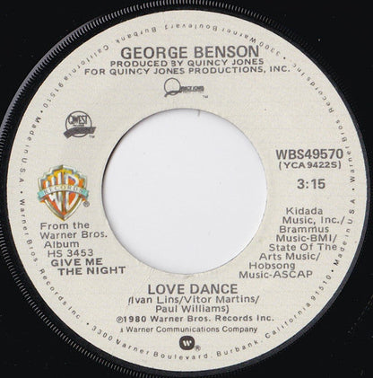George Benson - Love X Love (7" VINYL) | Near Mint (NM) Near Mint- (NM-)