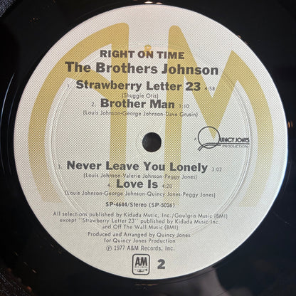 Right On Time (VINYL) | Near Mint (NM or M-)