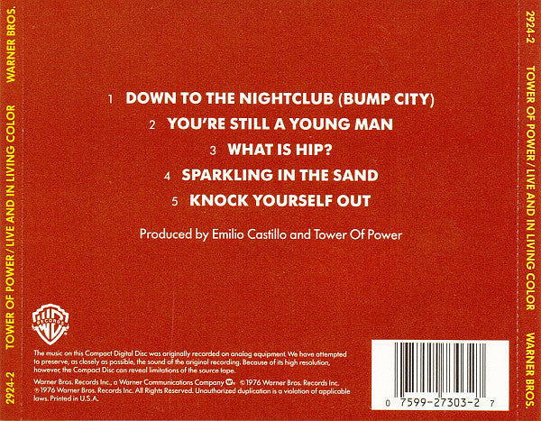 Live And In Living Color (CD) | Near Mint (NM) Near Mint (NM)