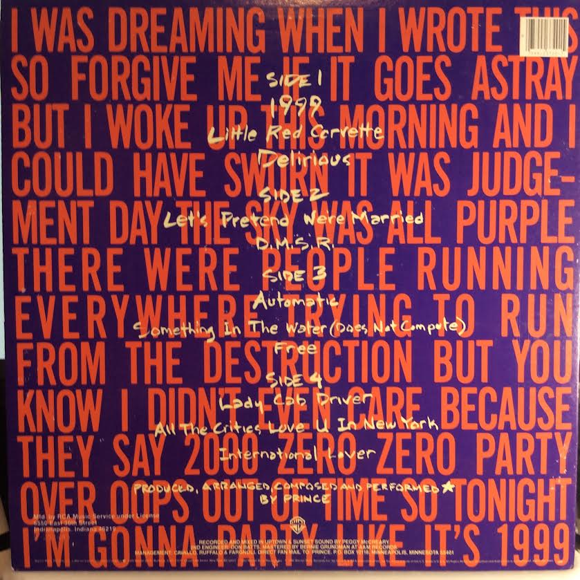 Prince - 1999 (2xVINYL) | Near Mint (NM or M-) Excellent (EX)