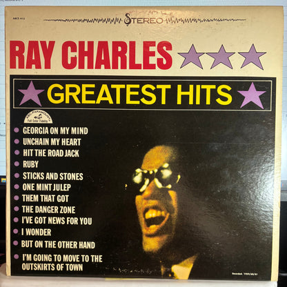 Ray Charles - Greatest Hits (VINYL) | Very Good Plus (VG+) Excellent (EX)