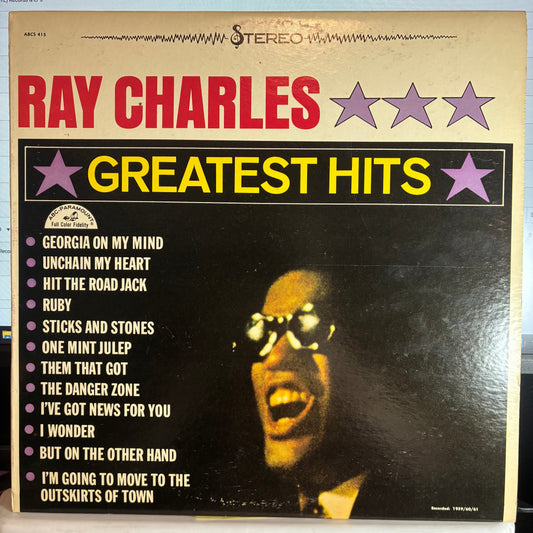 Ray Charles - Greatest Hits (VINYL) | Very Good Plus (VG+) Excellent (EX)