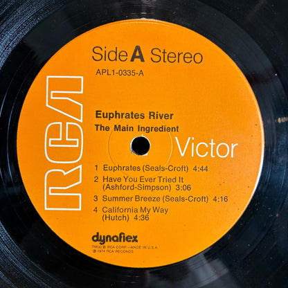 The Main Ingredient - Euphrates River (VINYL) | Very Good Plus (VG+) Excellent (EX)