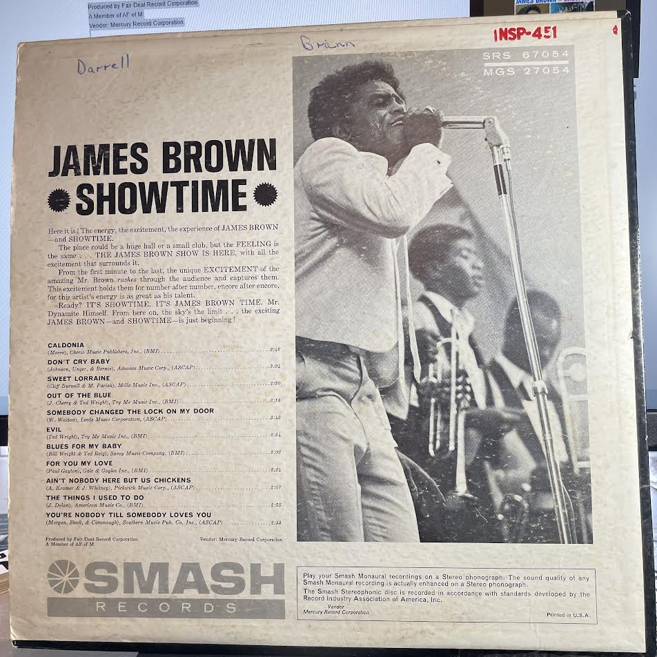 James Brown - Showtime (VINYL) | Very Good Plus (VG+) Excellent (EX)
