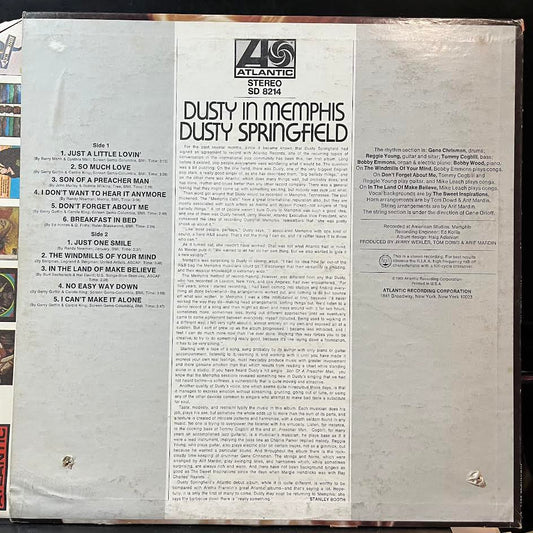 Dusty Springfield - Dusty In Memphis (VINYL) | Very Good Plus (VG+) Very Good Plus (VG+)