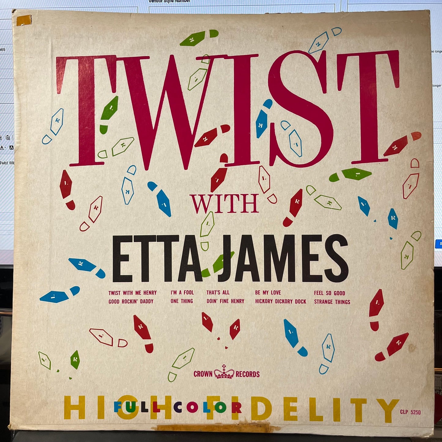 Etta James - Twist With Etta James (VINYL) | Very Good Plus (VG+)