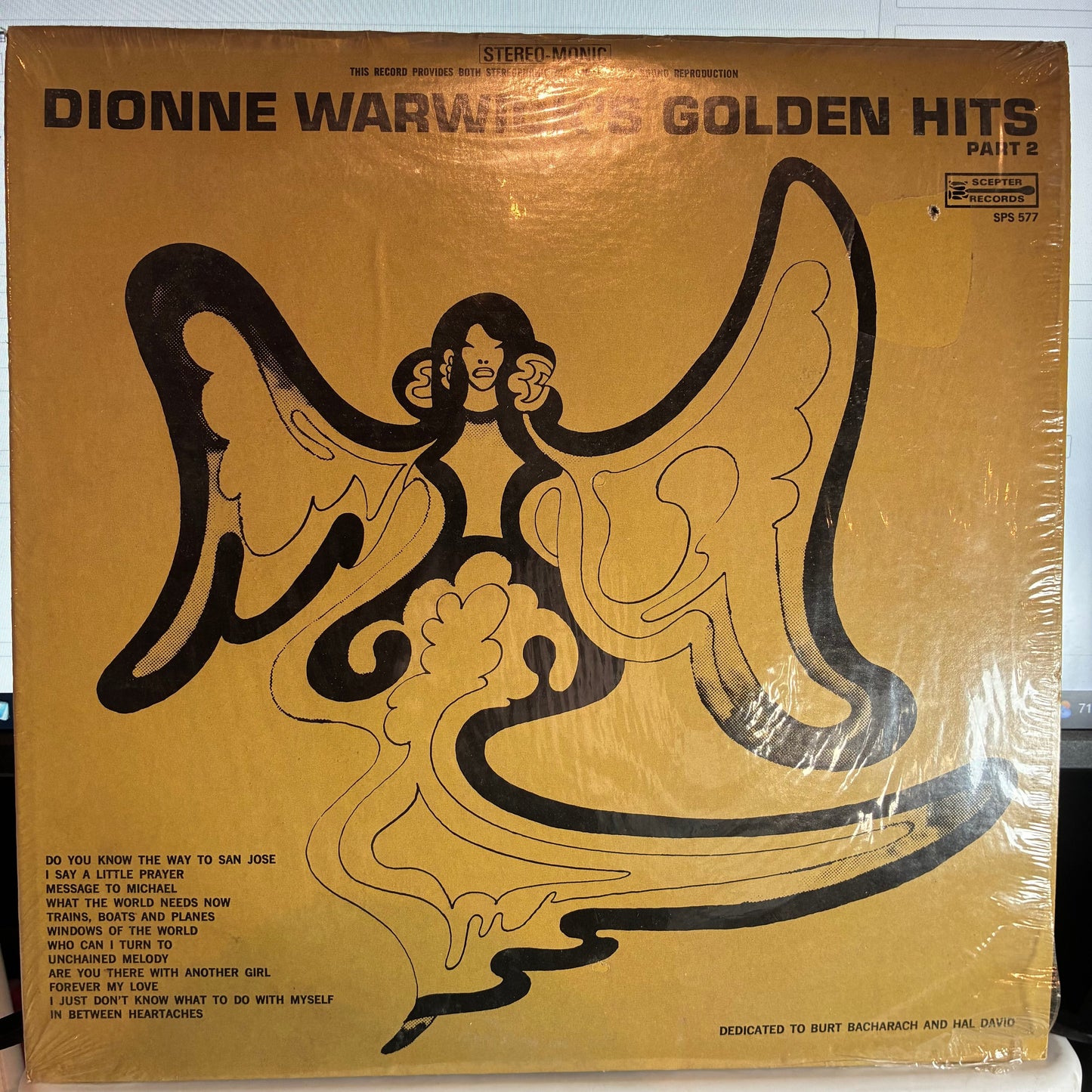 Dionne Warwick - Golden Hits Part 2 (VINYL) | Very Good Plus (VG+) Excellent (EX)