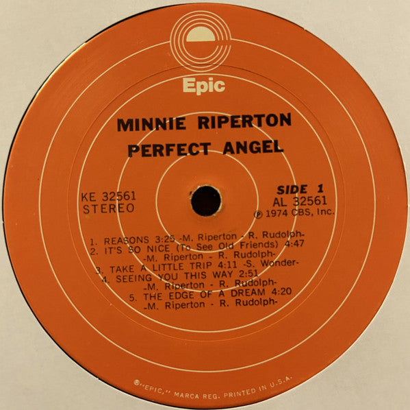 Minnie Riperton - Perfect Angel (VINYL) | Very Good (VG) Excellent (EX)