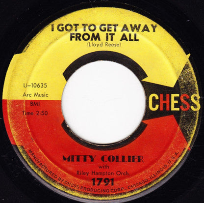 Mitty Collier - I've Got Love / I Got To Get Away From It All (7" VINYL) | Very Good (VG) Generic
