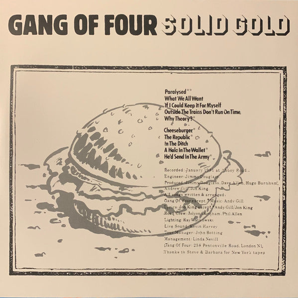 Gang Of Four - Solid Gold (VINYL) | Mint (M) Mint (M)
