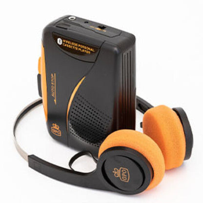 GPO Bluetooth Personal Cassette Player/Radio with Headphones (Bluetooth, Black) |