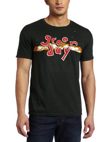 Men'S Green Day Dookie T-Shirt, Green, Medium |
