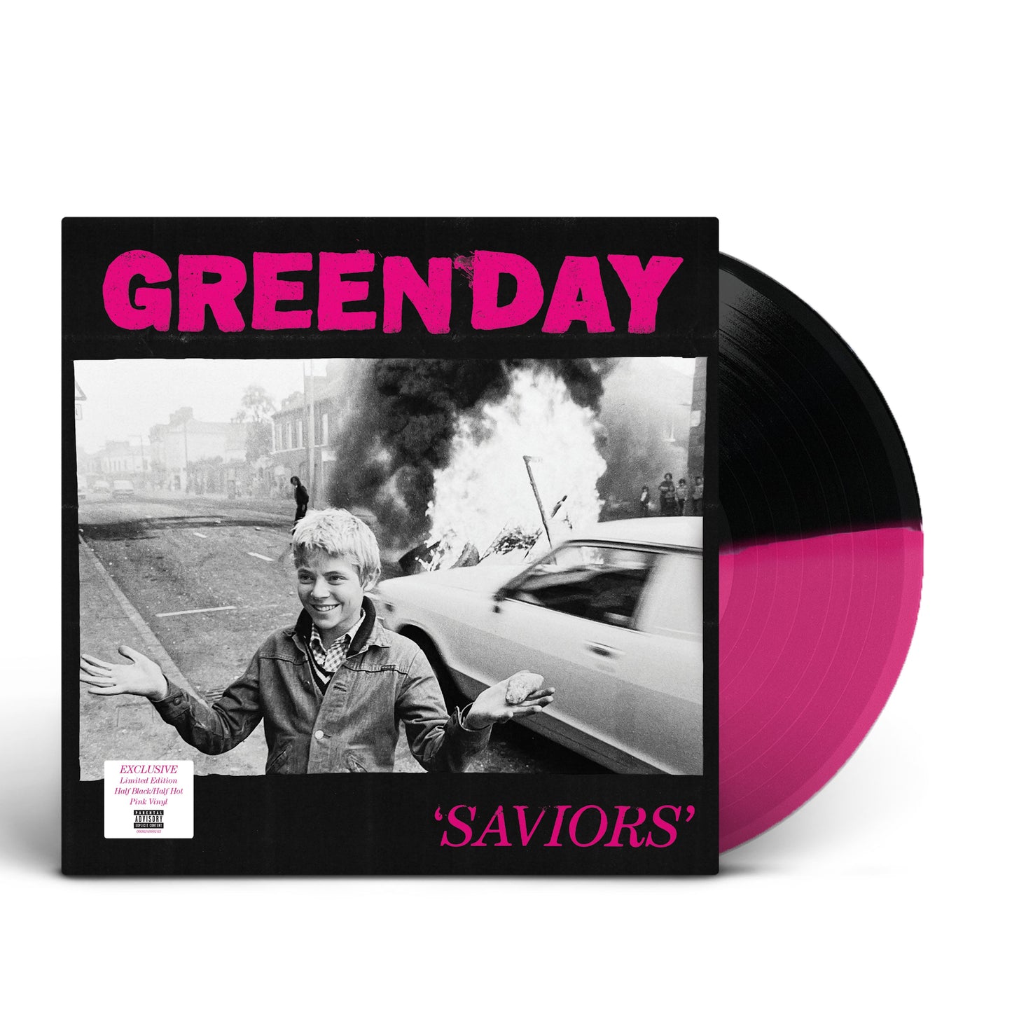 Saviors (Magenta & Black Color Split Vinyl w/24"x36" Poster, Indie Exclusive) | Mint (M) Mint (M)