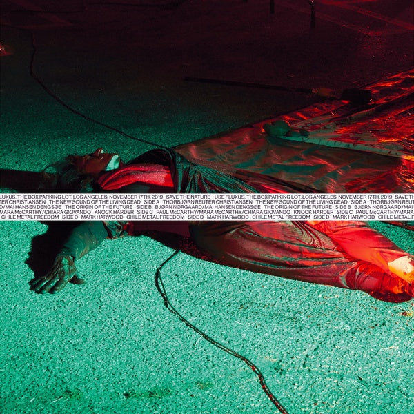 SAVE THE NATURE -- USE FLUXUS, The Box Gallery parking lot, Los Angeles |