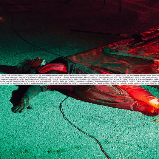 SAVE THE NATURE -- USE FLUXUS, The Box Gallery parking lot, Los Angeles |