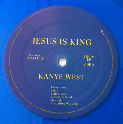 Kanye West - Jesus Is King (TRANSLUCENT BLUE VINYL) | Mint (M) Mint (M)