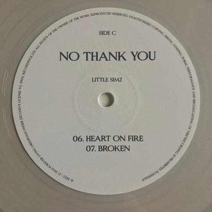 Little Simz - No Thank You (2xCLEAR VINYL) | Mint (M) Mint (M)