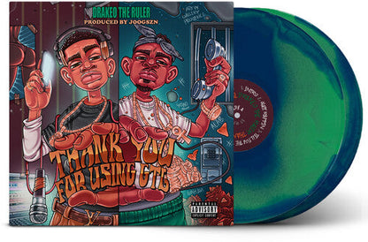 Thank You For Using GTL (2xGreen/Blue Swirl Vinyl) | Mint (M) Mint (M)