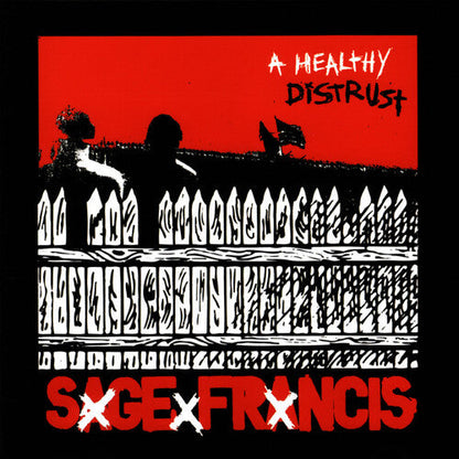 Sage Francis - (PRE-ORDER 10/10/25) A Healthy Distrust - Deluxe Anniv. Ed. [Explicit Content] (2xWHITE w/RED SPLATTER VINYL) | Mint (M) Mint (M)