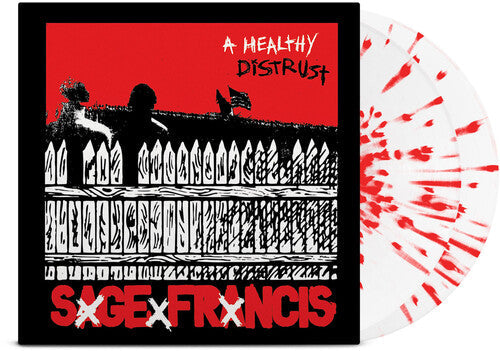 Sage Francis - (PRE-ORDER 10/10/25) A Healthy Distrust - Deluxe Anniv. Ed. [Explicit Content] (2xWHITE w/RED SPLATTER VINYL) | Mint (M) Mint (M)