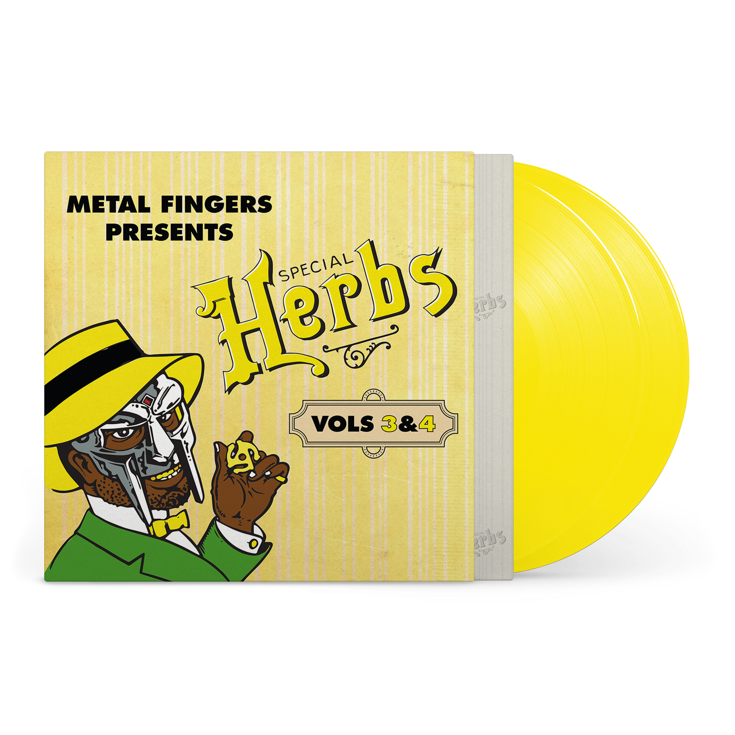 Metal Fingers Presents: Special Herbs Vol. 3 & 4 (LEMON YELLOW 2xVINYL) | Mint (M) Mint (M)