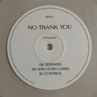 Little Simz - No Thank You (2xCLEAR VINYL) | Mint (M) Mint (M)