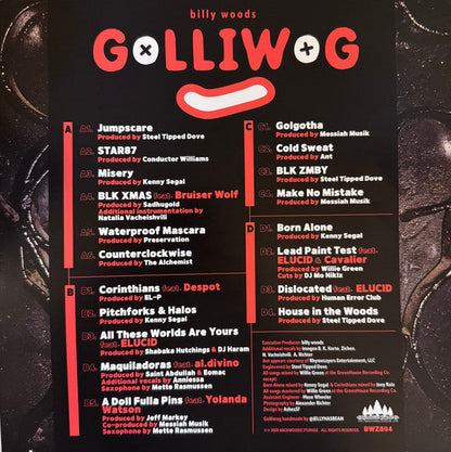 Billy Woods - Golliwog (2xVINYL) |