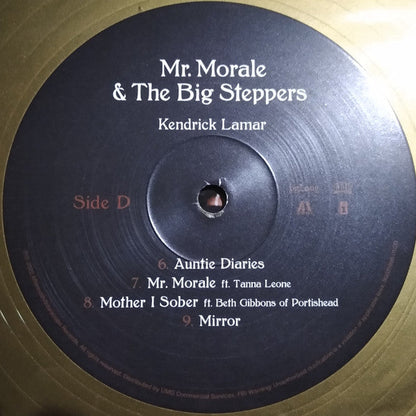 Kendrick Lamar - Mr. Morale & The Big Steppers *SEALED* (GOLD METALLIC 2xVINYL) | Mint (M) Mint (M)