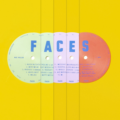 Mac Miller - Faces (YELLOW VINYL) | Mint (M) Mint (M)
